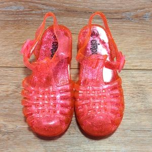 Toddler Glitter Jelly Sandles